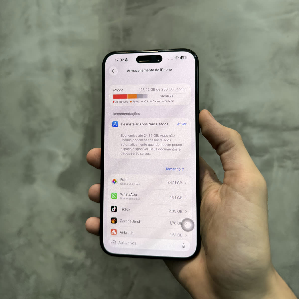 iPhone 15 Pro Max Titânio preto, foto 7
