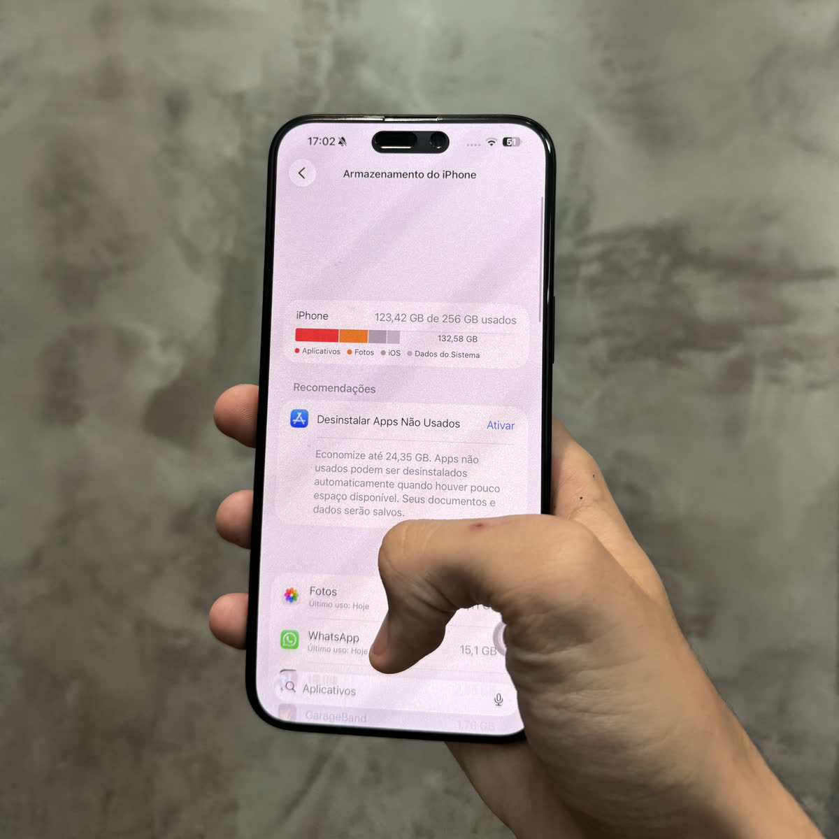 iPhone 15 Pro Max Titânio preto, foto 6